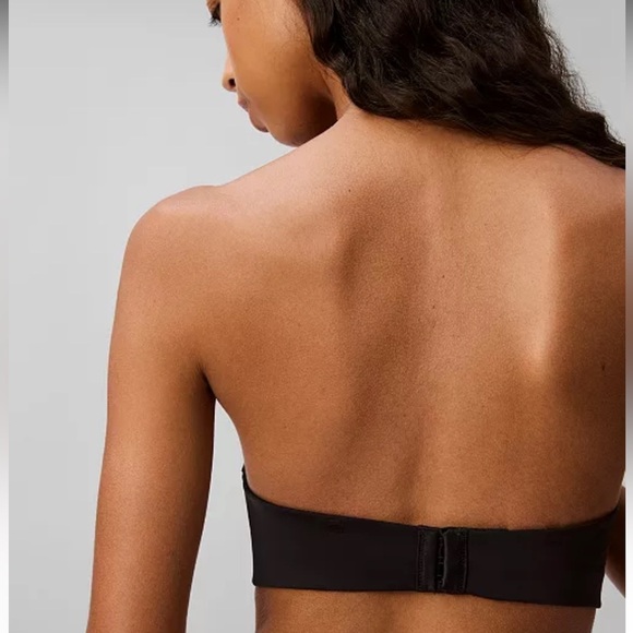 Calvin Klein Perfectly Fit Push-Up Strapless Bra QF5677 Black 32B NWT - Picture 3 of 6